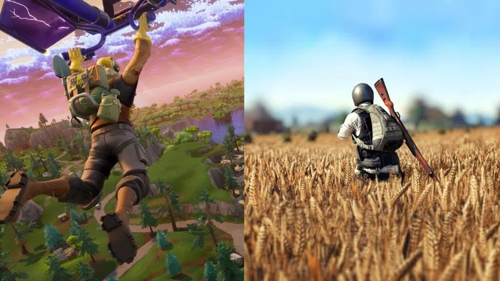 PUBG vs Fortnite: Gameplay