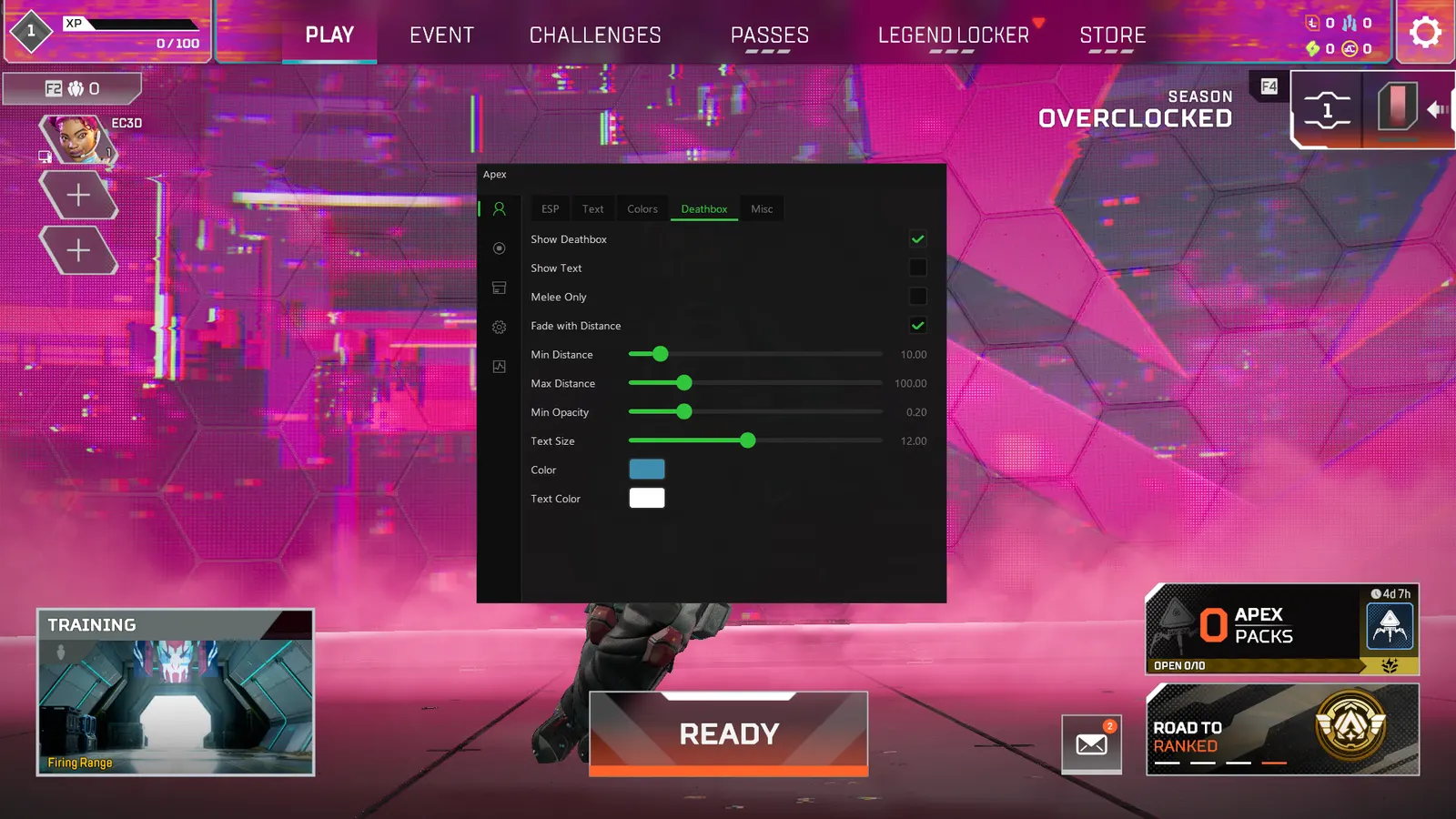 Apex Legends cheat — Deathbox ESP