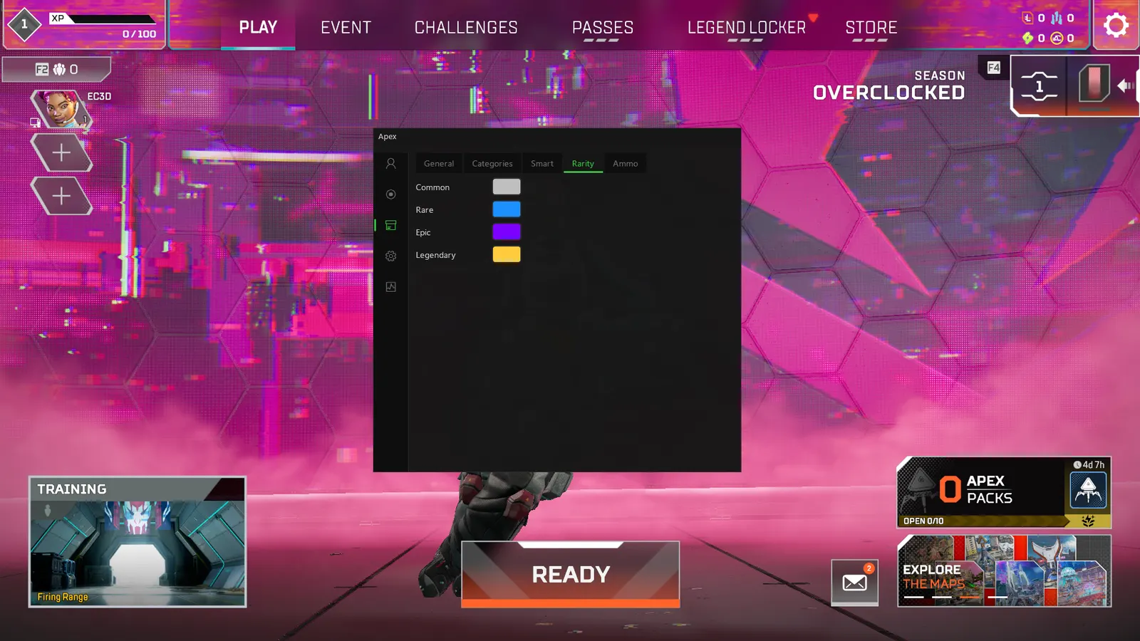Apex Legends cheat — Loot rarity