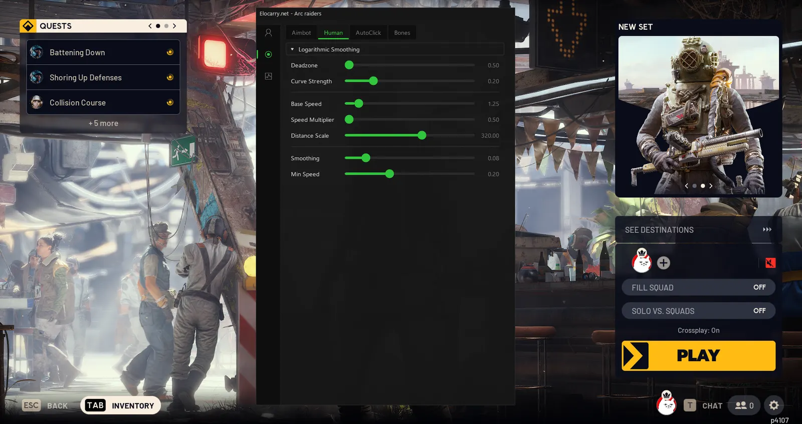 ARC Raiders cheat — Humanised aim