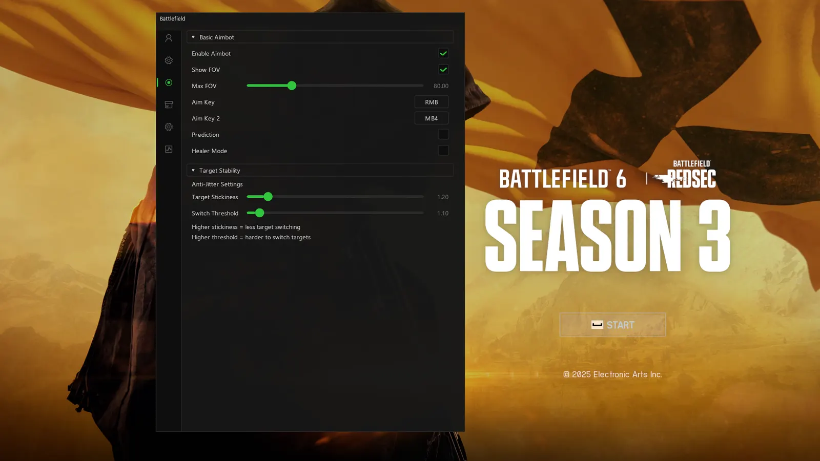 RedSec cheat — Aimbot
