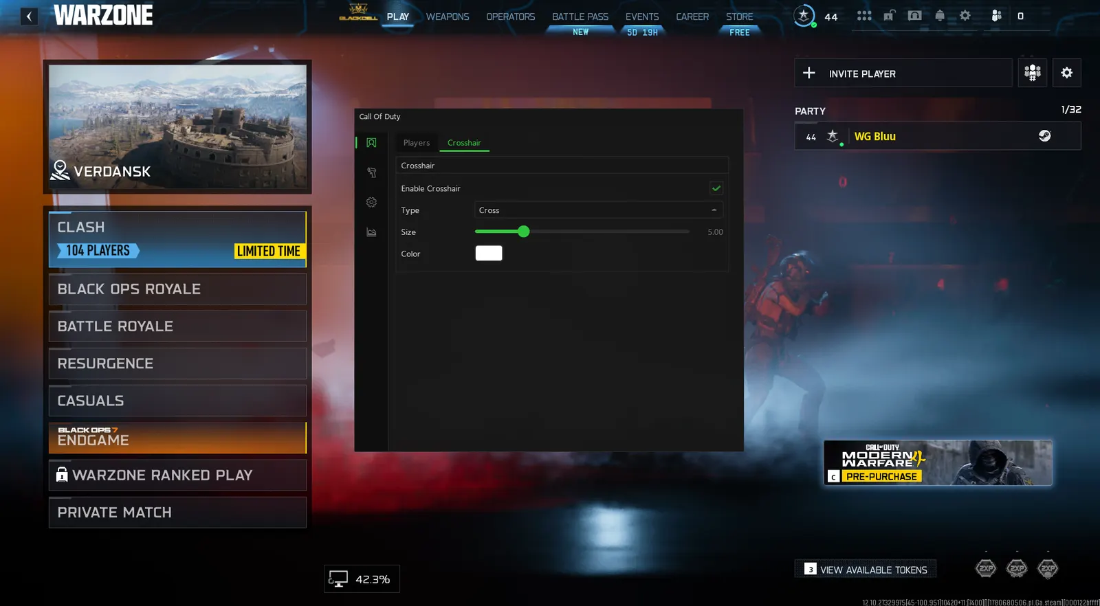 Call of Duty ESP — Crosshair & visuals
