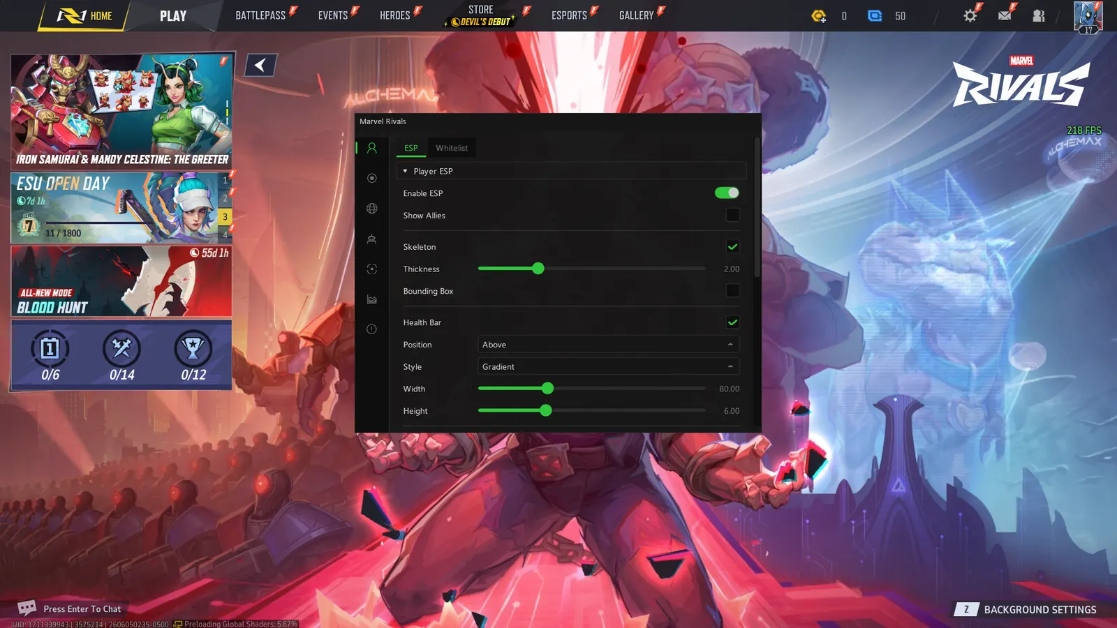 Marvel Rivals cheat in-game