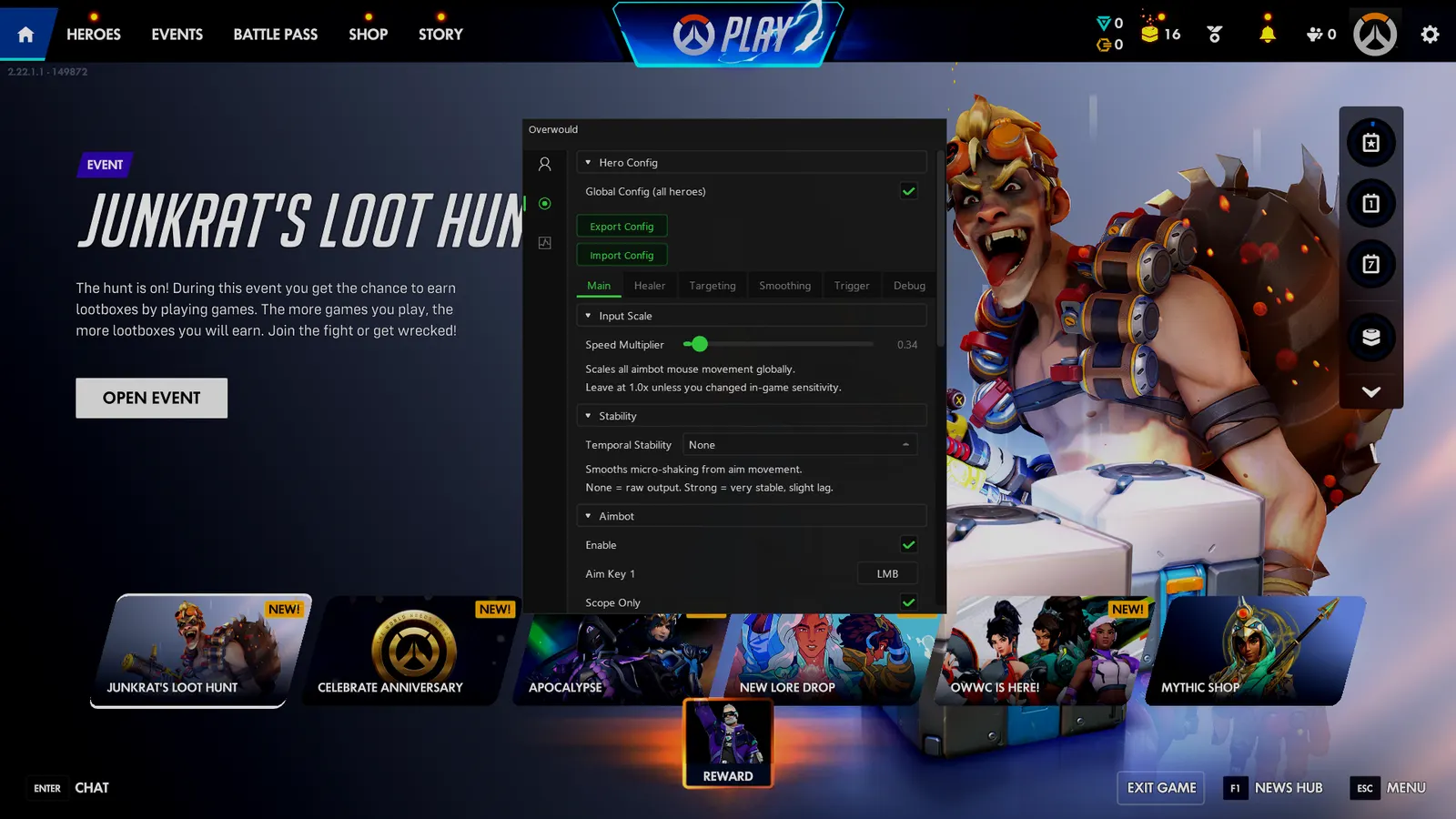 Overwatch cheat — Aimbot