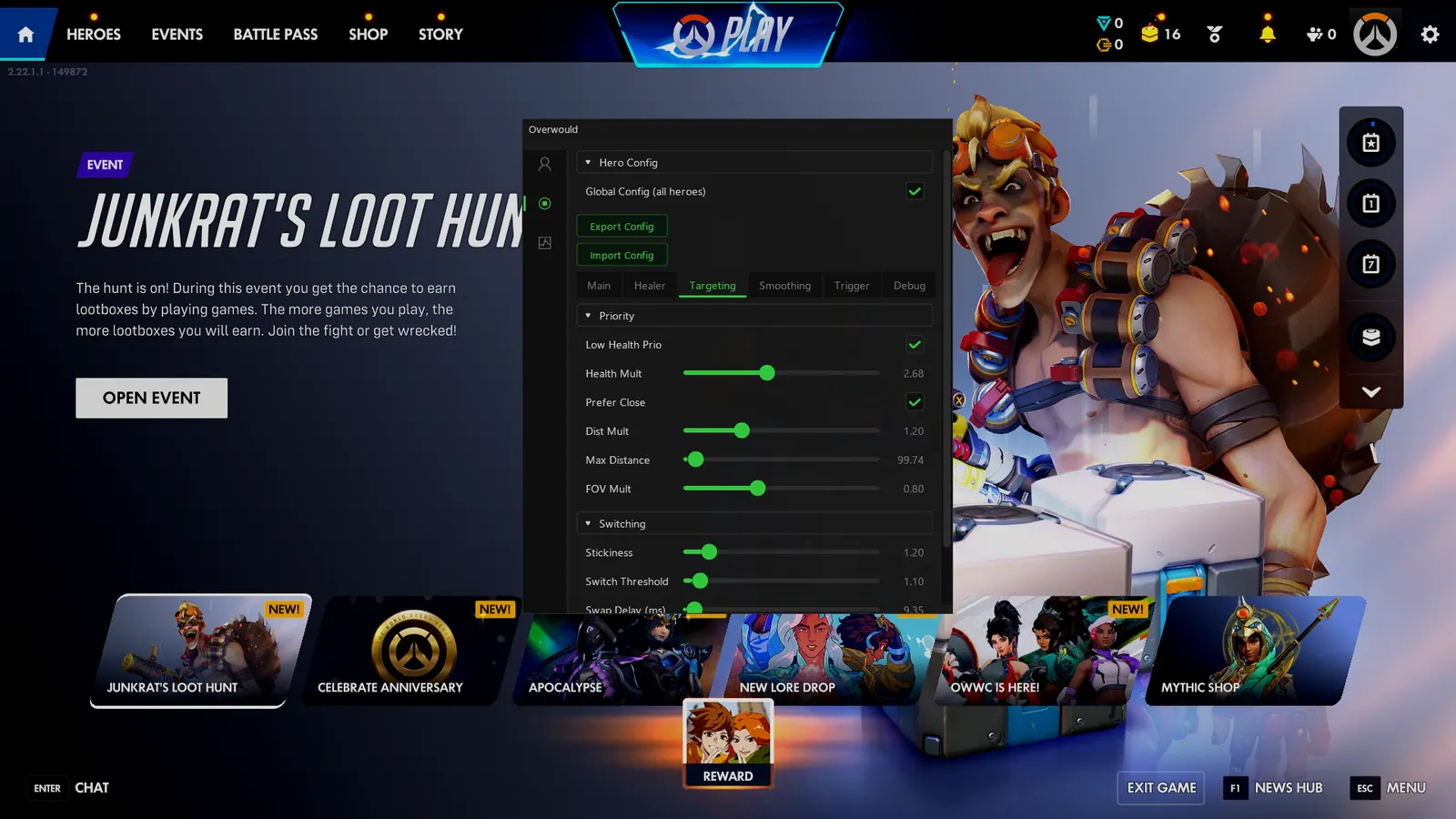 Overwatch cheat — Targeting